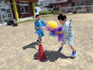 以上児ゲーム遊びの様子